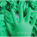 12inch zelené latexové lekárske rukavice